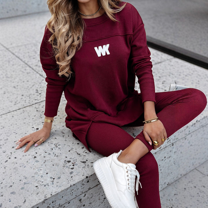 Damen gemütliches Lounge-Set aus atmungsaktivem Material Drune
