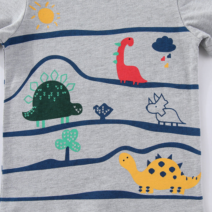 Jungen T-Shirt mit Dinosaurier-Motiv Drune