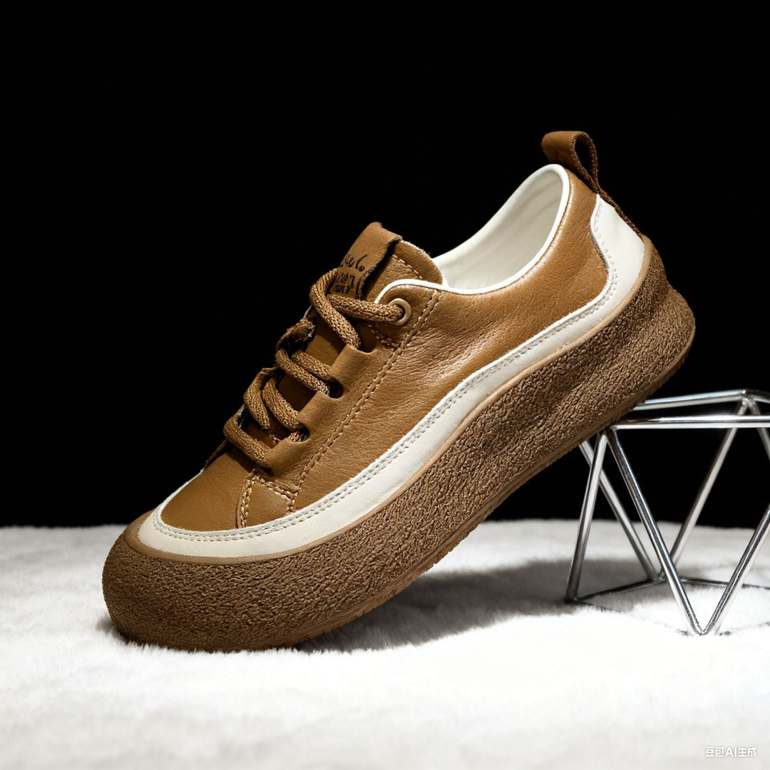 Damen Komfortable Sneakers mit sportlicher Profilsohle Drune