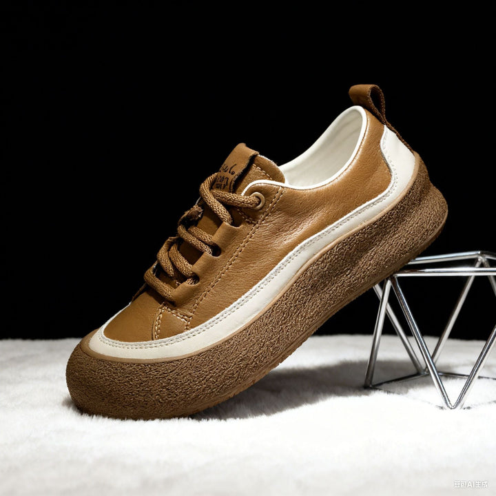 Damen Komfortable Sneakers mit sportlicher Profilsohle Drune