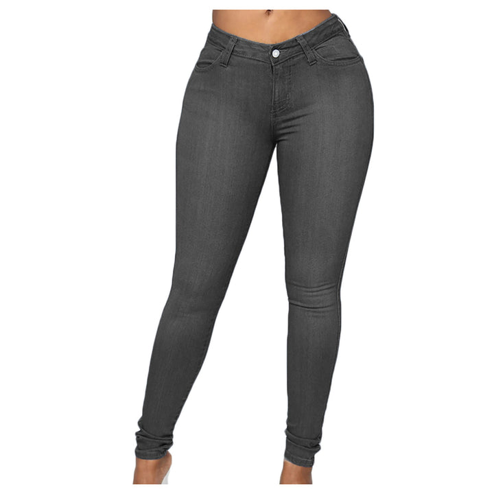 Damen nan hochgeschnittene Sculpt-Skinny-Jeans mit formendem Stretchbund und klassischem Five‑Pocket‑Schnitt Drune