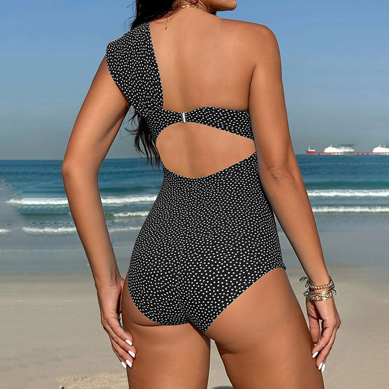Damen Baderock mit asymmetrischem Ausschnitt Drune