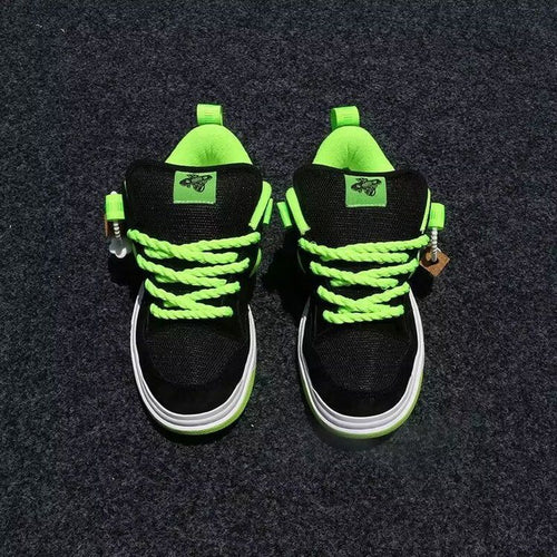 Damen urbane Sneaker mit innovativer Schnürung und extra dämpfender Sohle Drune