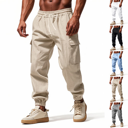 Herren Cargo-Hose mit elastischem Bund und praktischen Taschen Drune