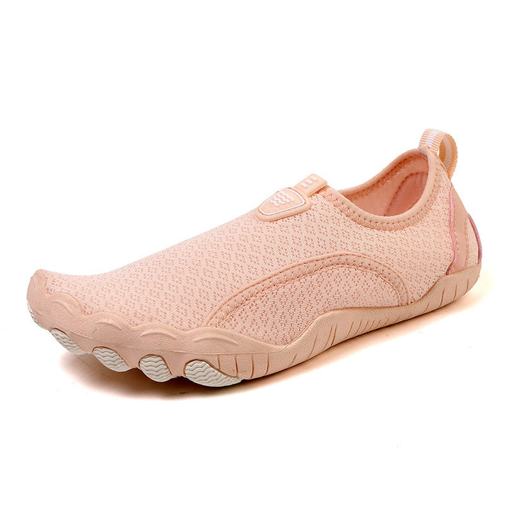 Damen nan leichte und flexible Wasserschuhe mit atmungsaktivem Strick-Obermaterial und rutschfester Profilsohle Drune