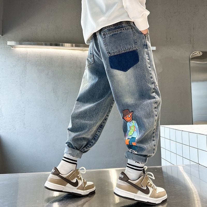 Herren lässige Baggy-Jeans mit einzigartigem Design Drune