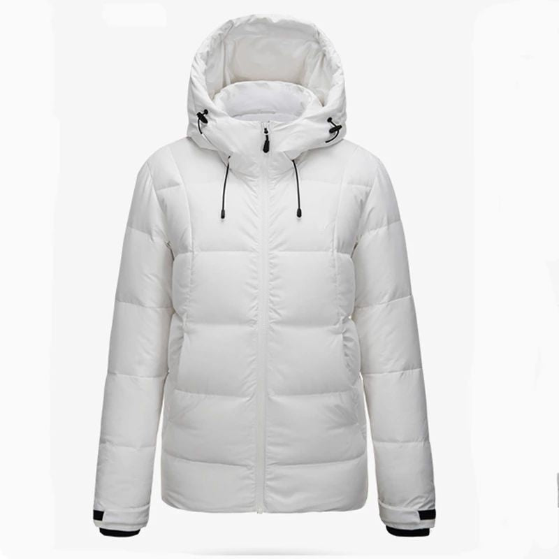 Damen gesteppte Winterjacke mit wasserabweisendem Außenmaterial und weichem Innenfutter Drune
