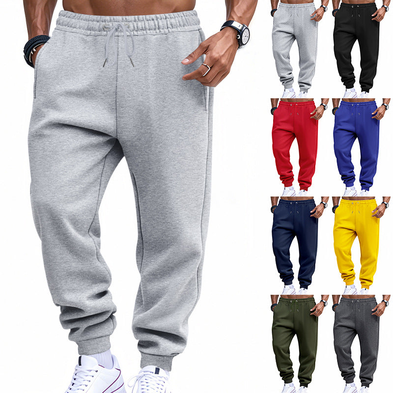 Herren modische Jogginghose mit elastischem Bund und seitlichen Taschen Drune