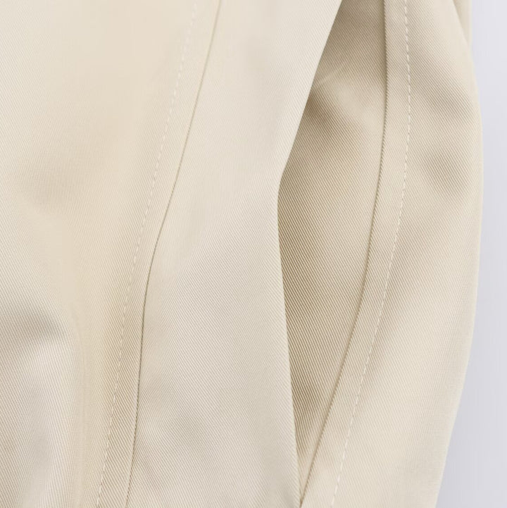 Damen Übergangsjacke mit luxuriösem Kunstfellkragen und praktischen Knöpfen Drune
