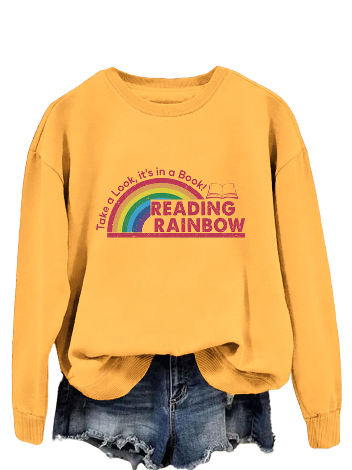 Damen lässiger Sweatshirt mit einzigartigem Druck Drune