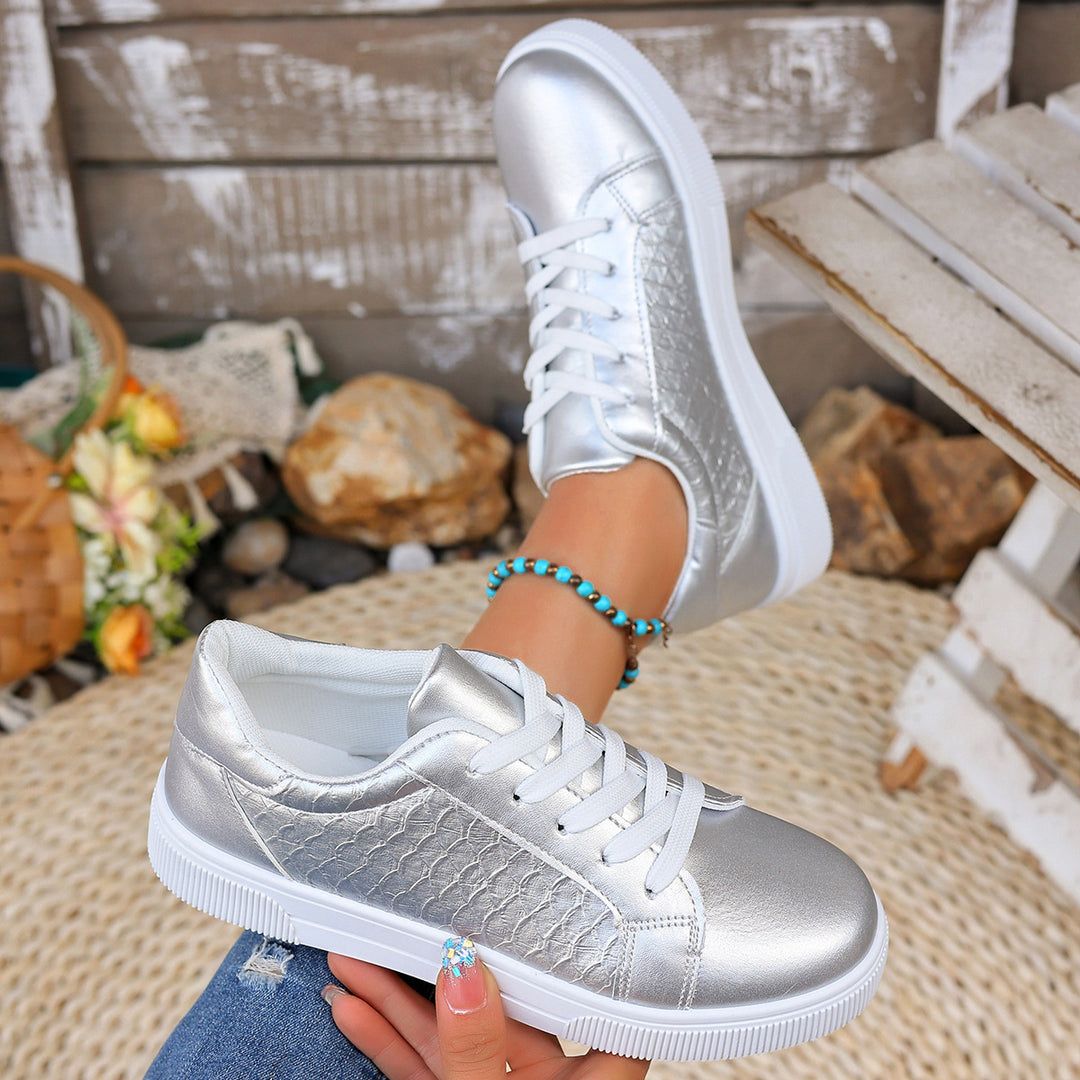 Damen Freizeitmode Sneakers mit strukturiertem Design Drune