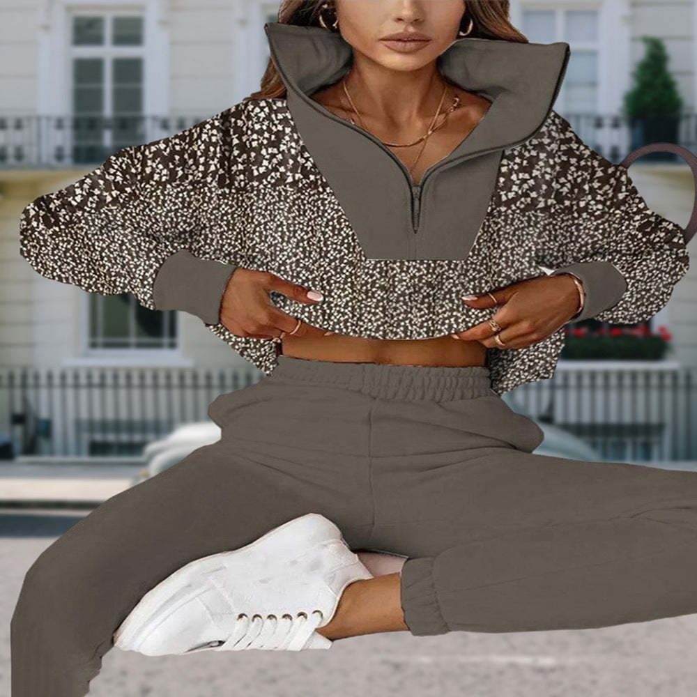 Damen lässiger Pullover mit modernen Musterdetails Drune