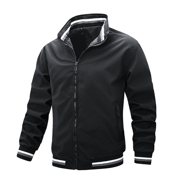 Herren elegante Bomberjacke mit stark isolierendem Innenfutter Drune