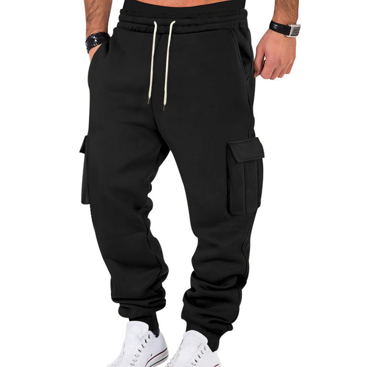 Herren Cargo-Sweatpants mit elastischem Bund und praktischen Seitentaschen Drune