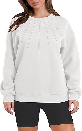 Damen Oversize Sweatshirt mit strukturiertem Design Drune
