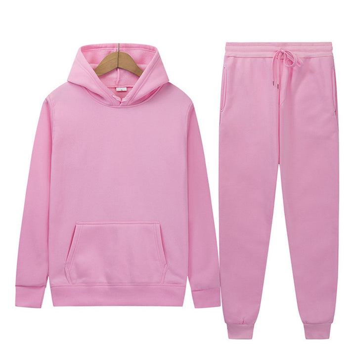Damen Freizeit-Hoodie und Jogginghose Set mit softer Baumwollmischung Drune