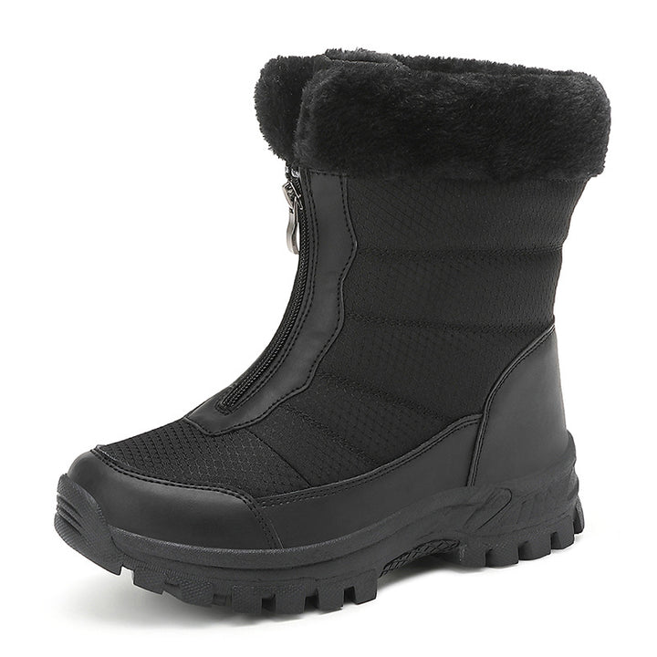 Damen isolierte Winterstiefel mit rutschfester Sohle und kuscheligem Innenfutter Drune