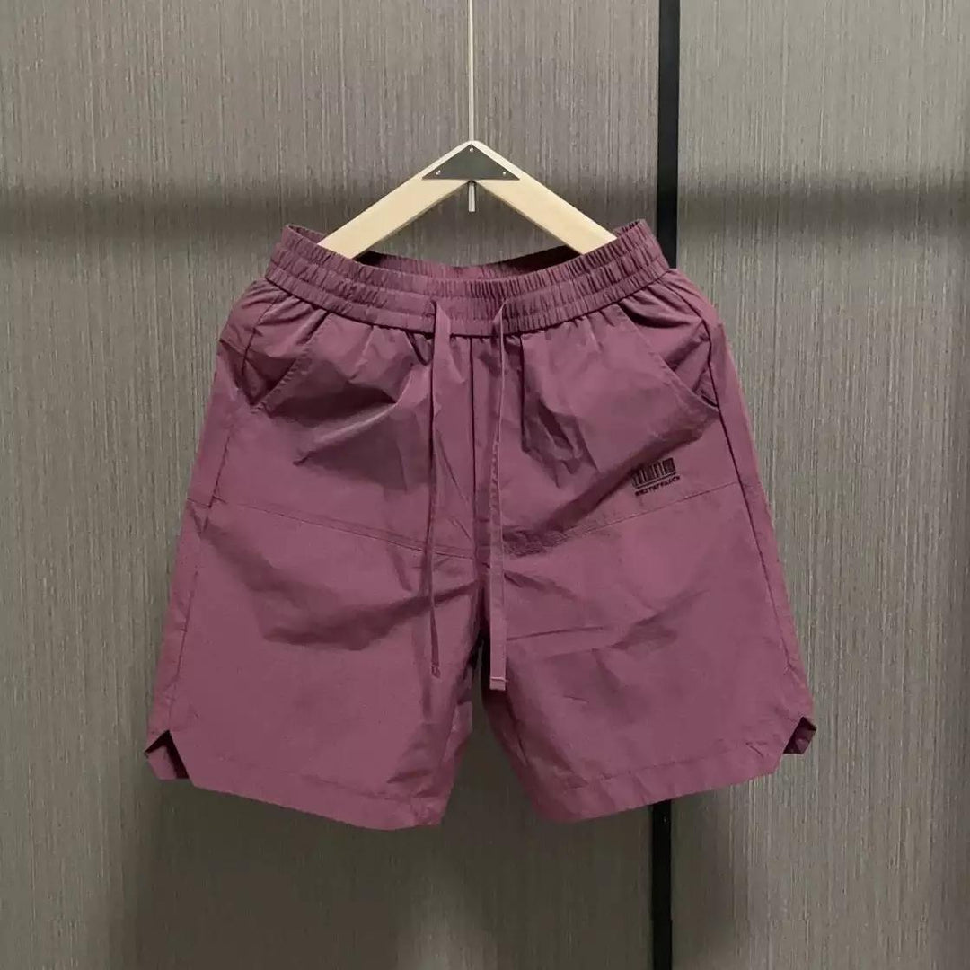 Herren lässige Sportshorts mit elastischem Bund und seitlichen Eingrifftaschen Drune