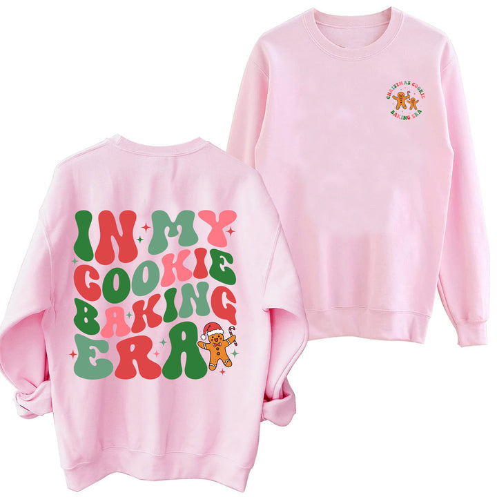 Damen lässiger Pullover mit weihnachtlichem Motiv Drune