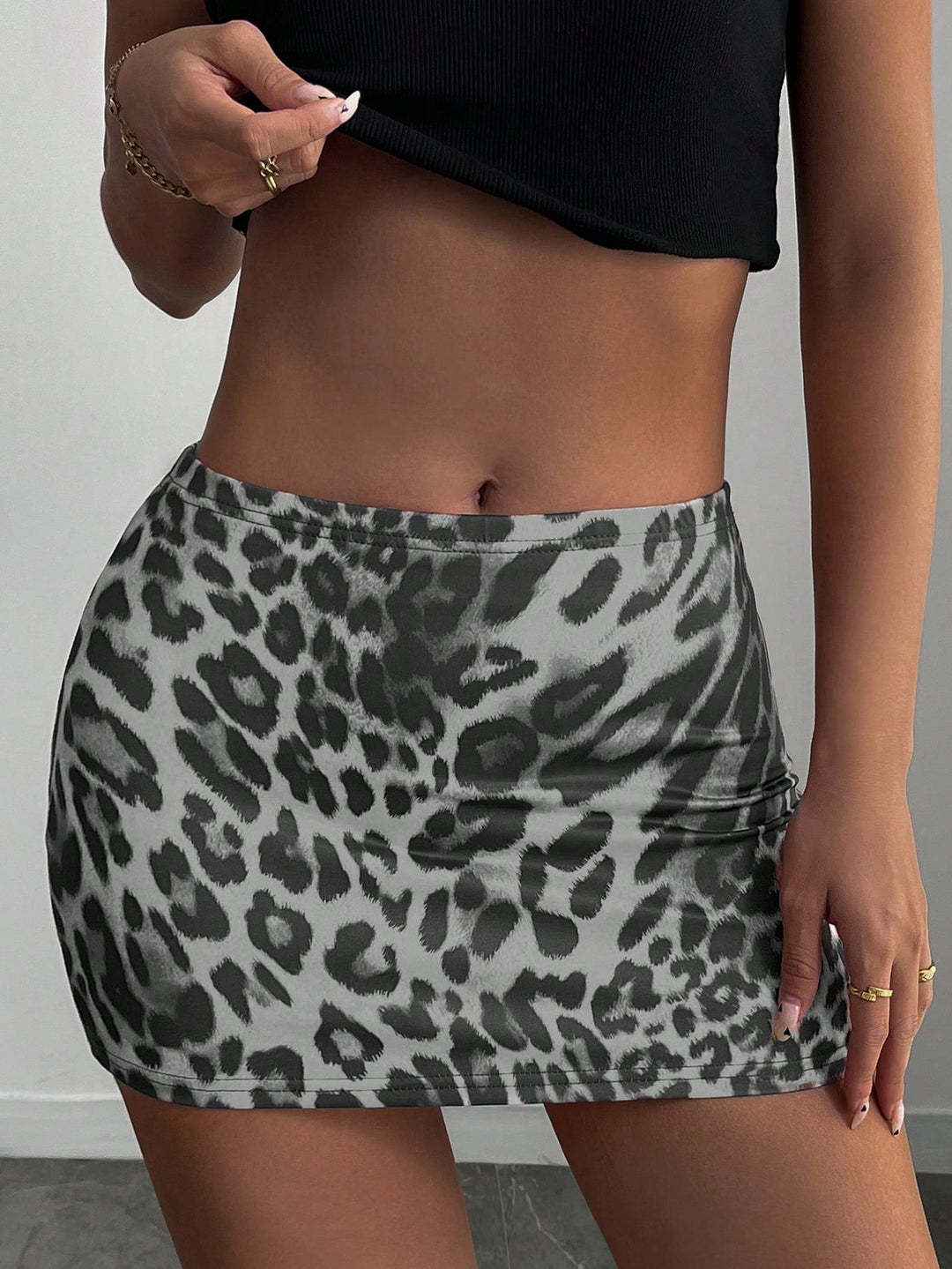 Damen Bikiniröckchen mit eleganter Drapierung Drune