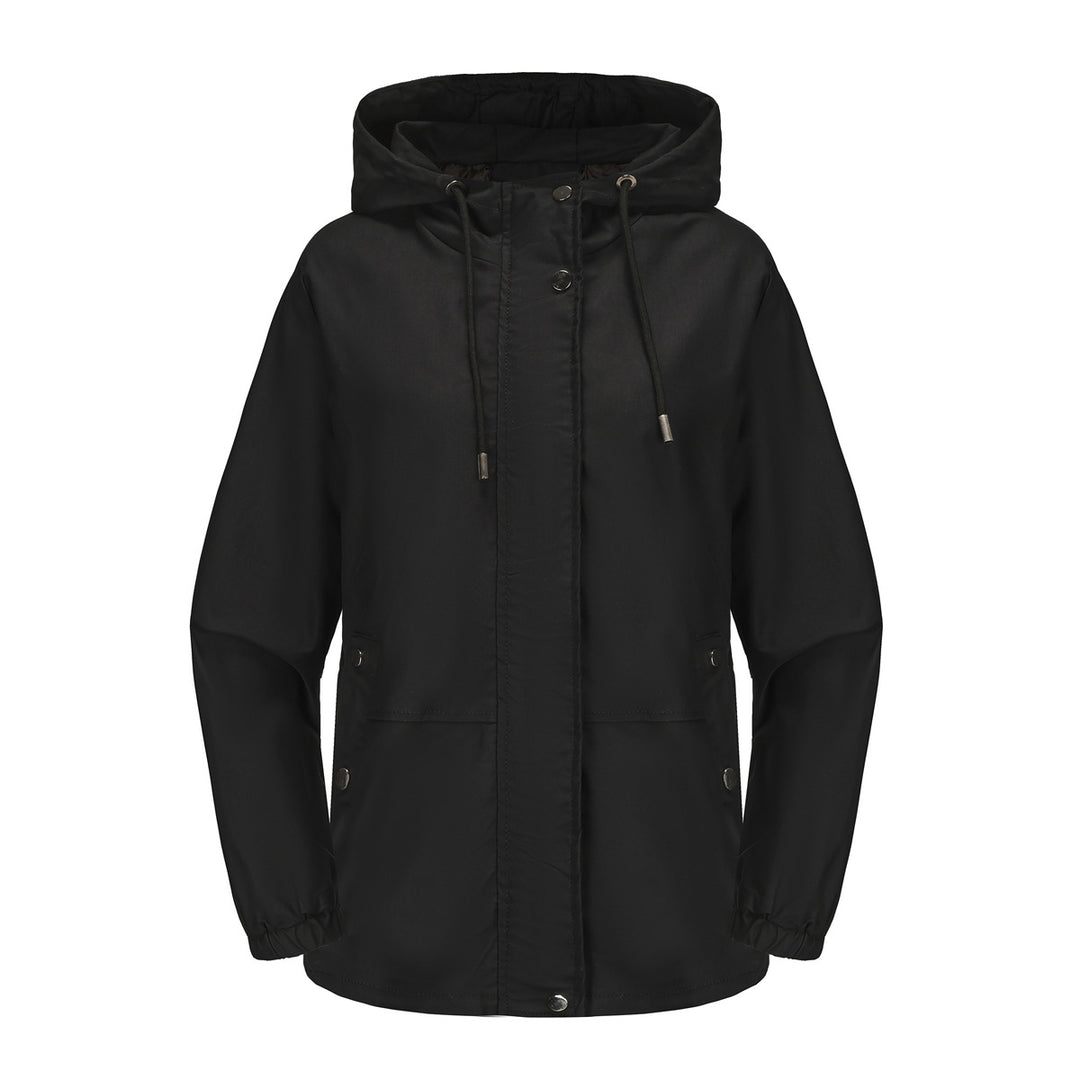 Damen leichte Windjacke mit verstellbarem Bund Drune