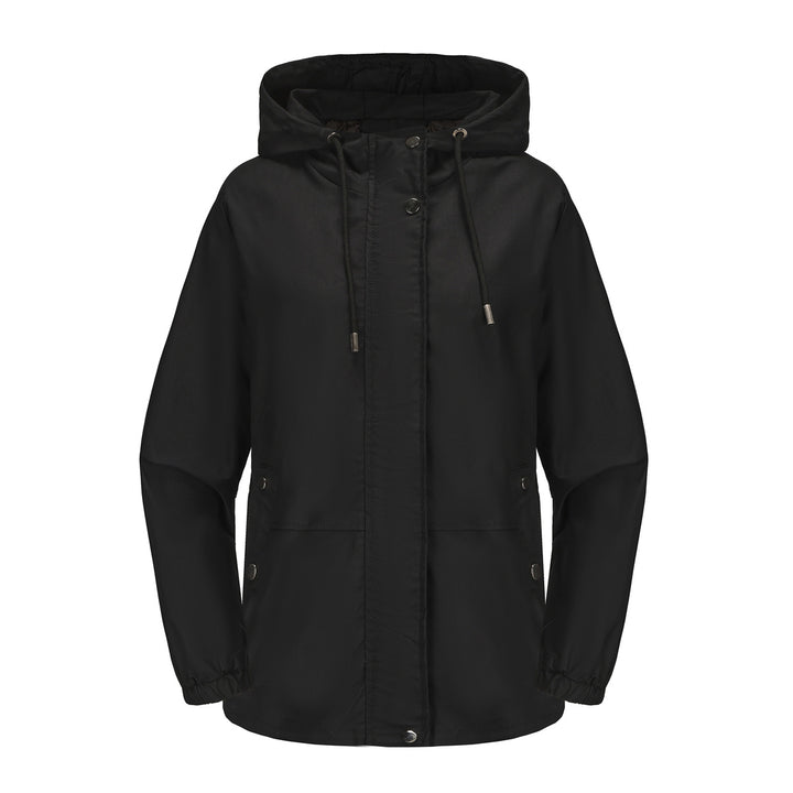 Damen leichte Windjacke mit verstellbarem Bund Drune