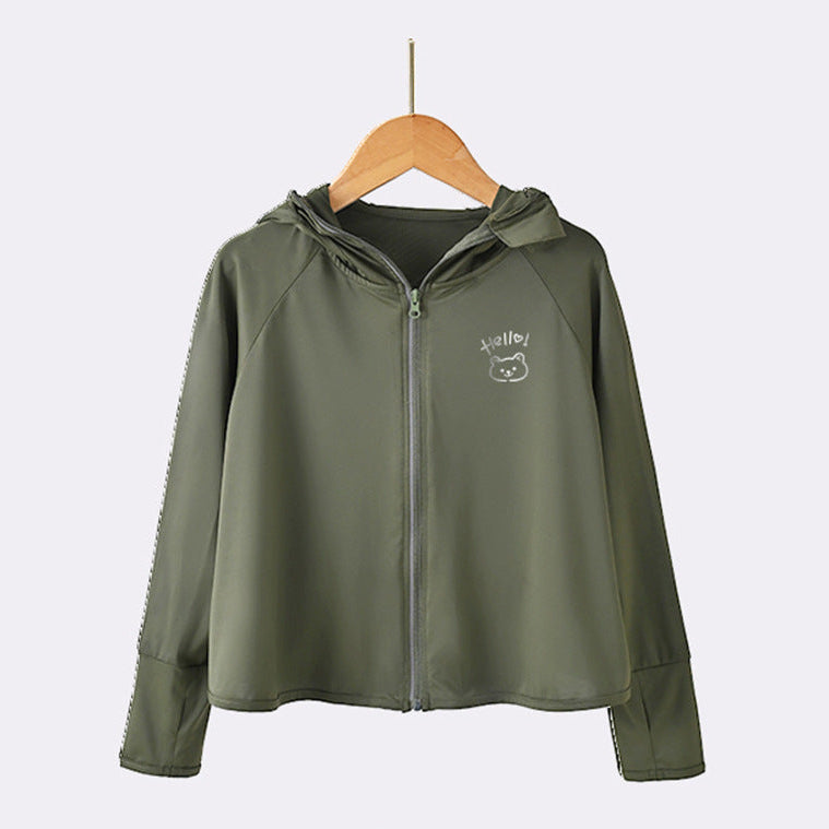 Damen Leichte Kapuzenjacke mit UV-Schutz Drune