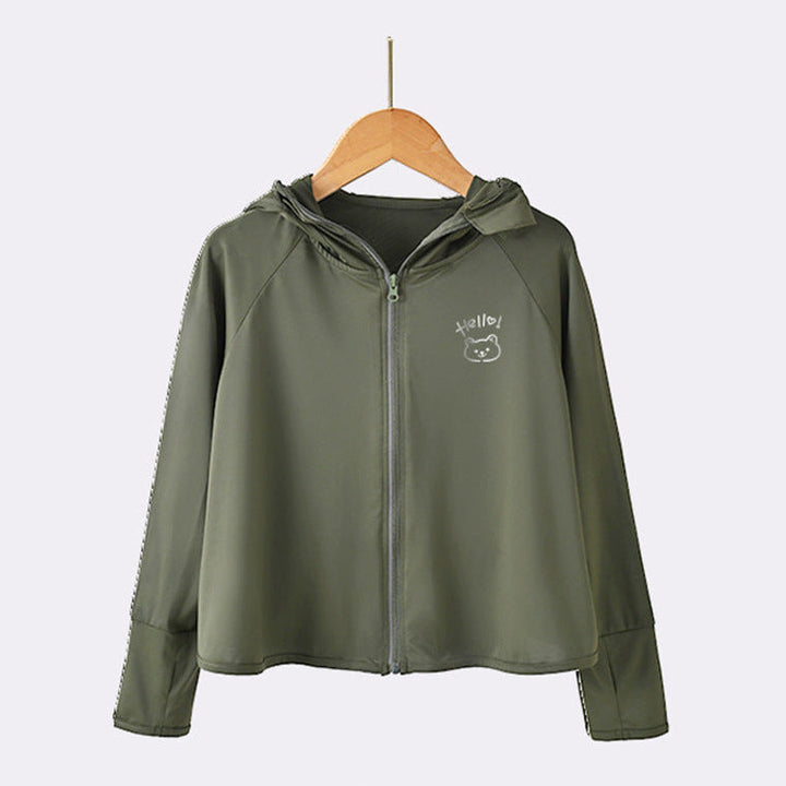 Damen Leichte Kapuzenjacke mit UV-Schutz Drune