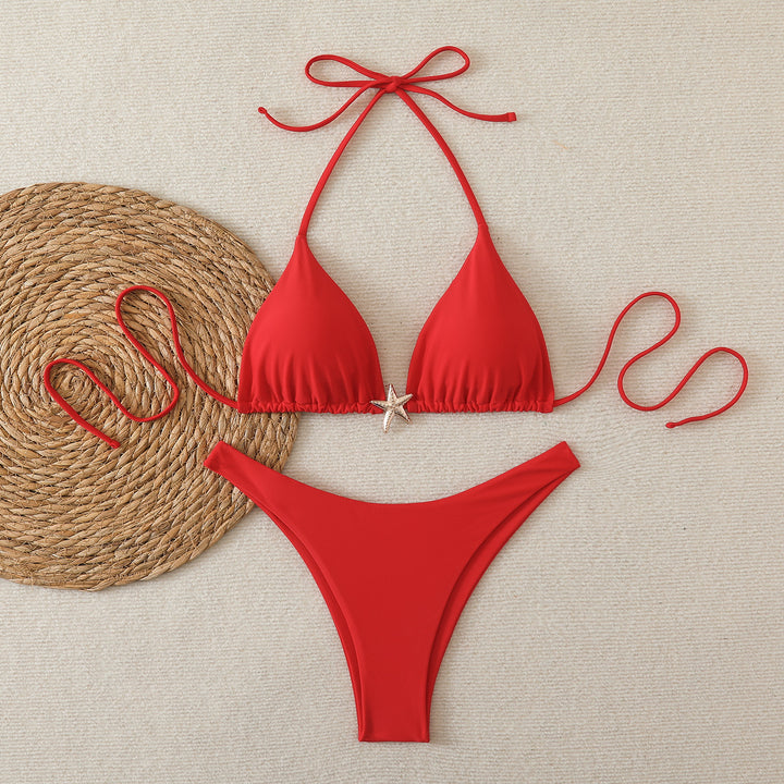 Damen Bikini mit verstellbarem Träger Drune