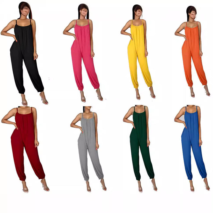Damen Oversized Jumpsuit Drune