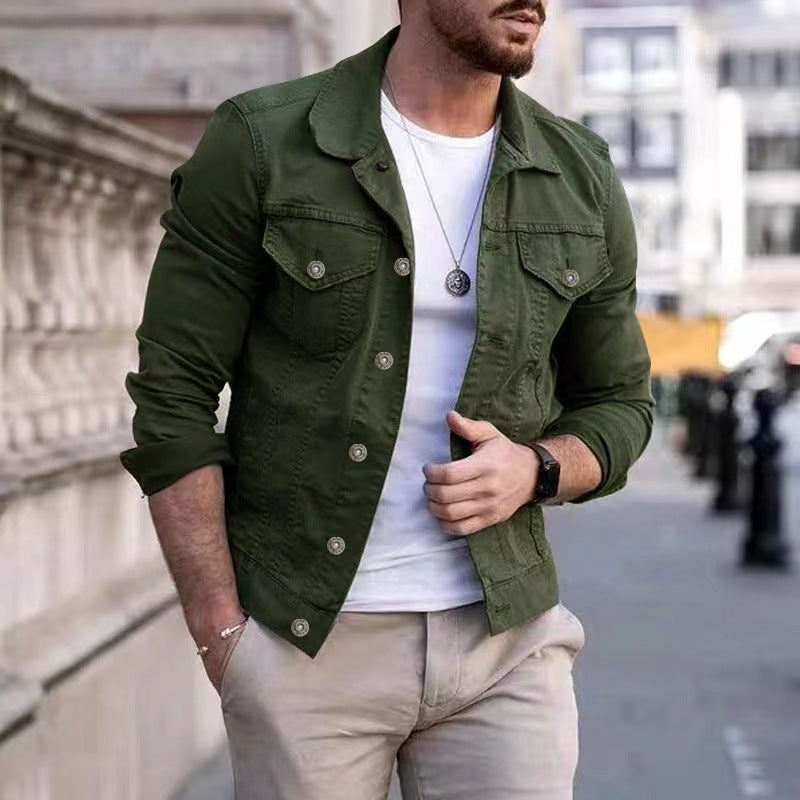Herren Jeansjacke im modernen Schnitt Drune