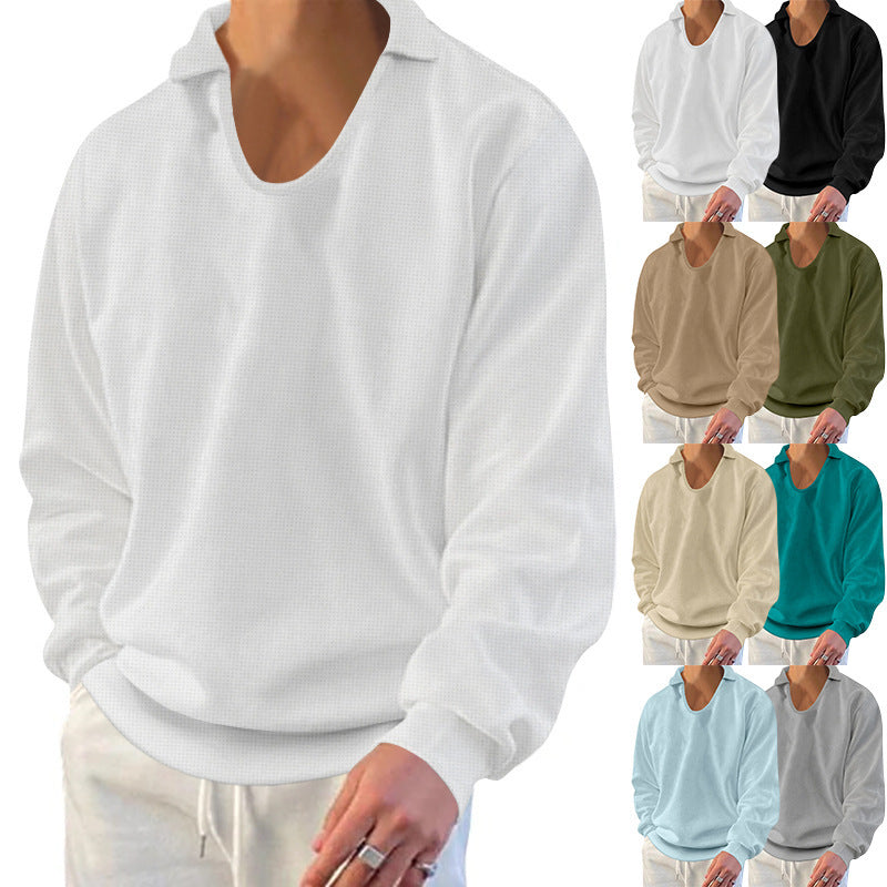 Herren lässiger Pullover mit strukturiertem Stoff und modernem Schnitt Drune