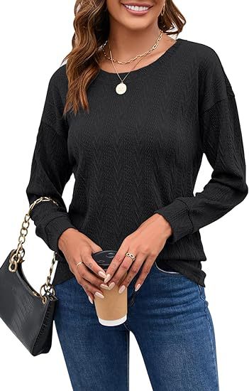 Damen modernes Strickoberteil mit eleganten Zierstrukturen Drune