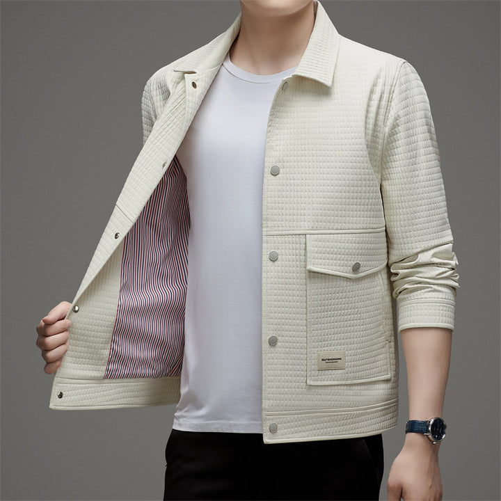 Herren modische Utility-Jacke mit praktischen Taschen Drune