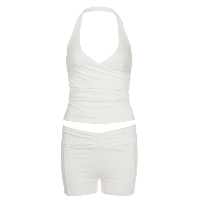 Damen sportliches Bikini-Set mit stylischem Schnitt und verstellbaren Trägern Drune