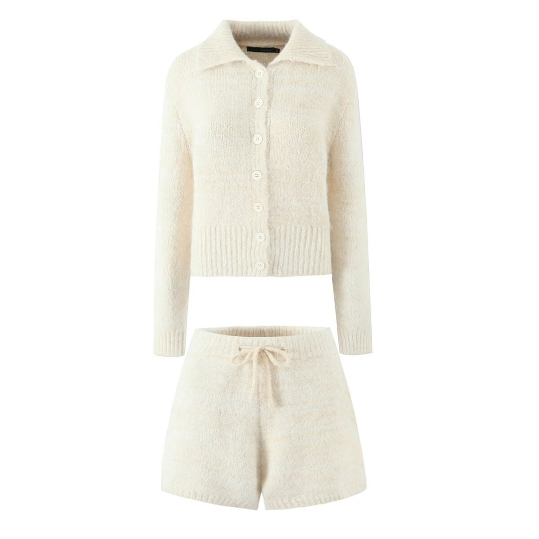 Damen Kuschelige Shorts aus weichem Strickmaterial Drune