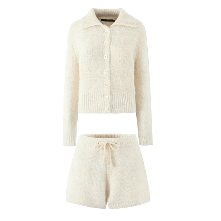 Damen Kuschelige Shorts aus weichem Strickmaterial Drune
