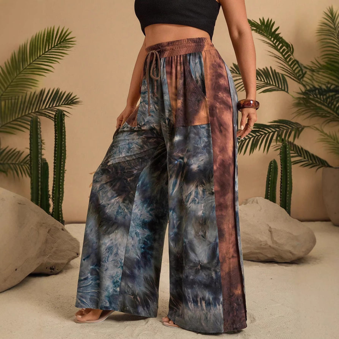 Damen Stilvolles Loungewear-Set mit lässigem Schnitt und modischem Muster Drune