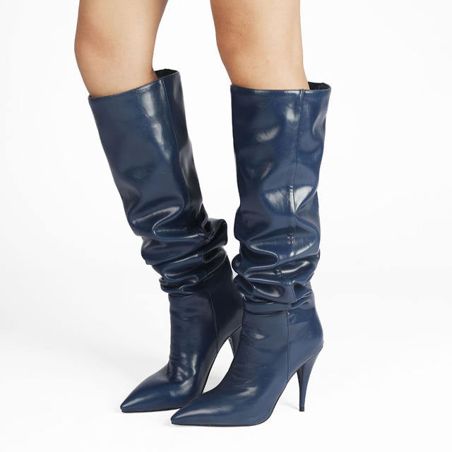 Damen Über-Knie-High-Heels-Stiefel Drune