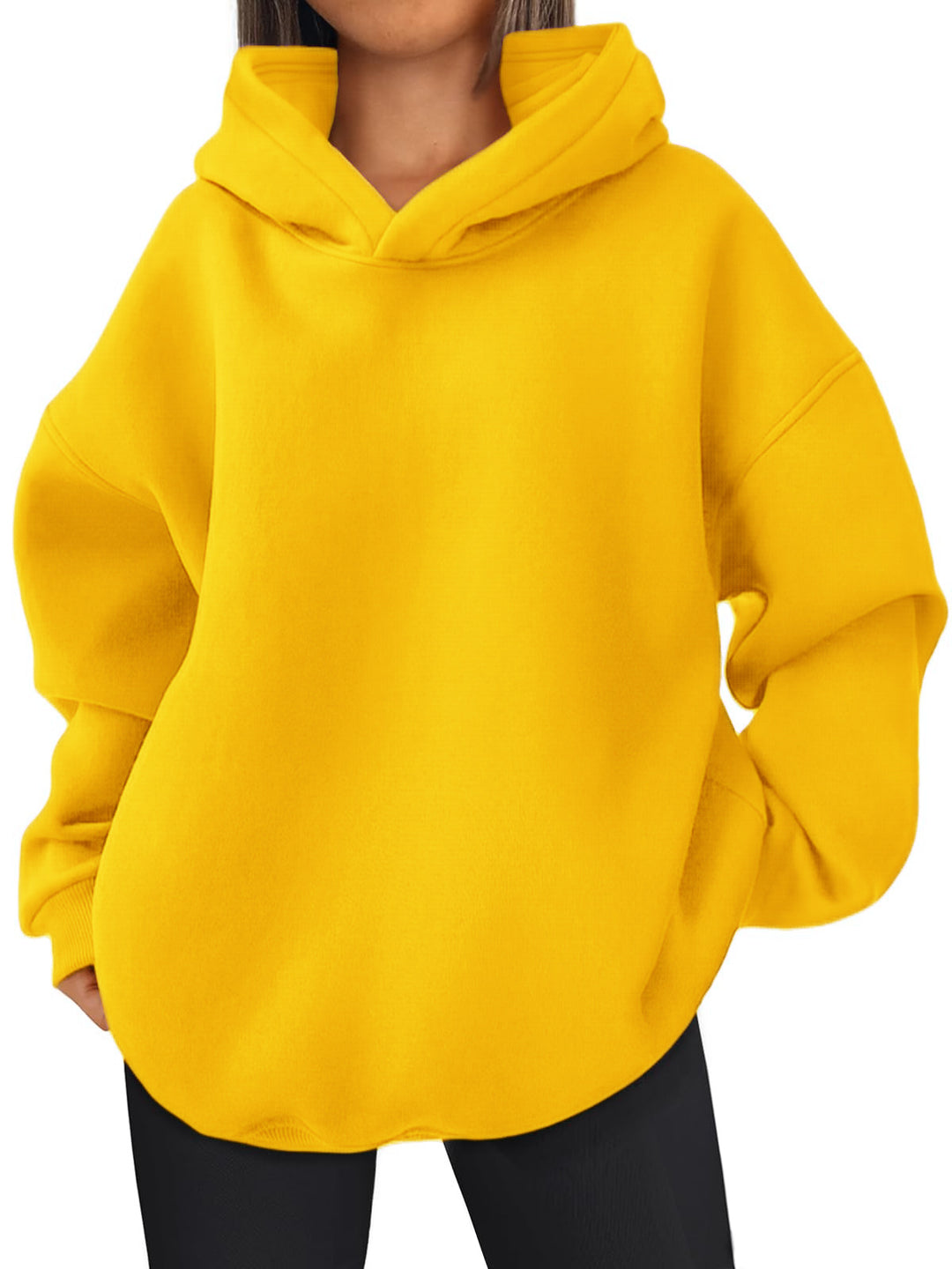 Damen Oversized Bequemer Pullover Hoodie Drune