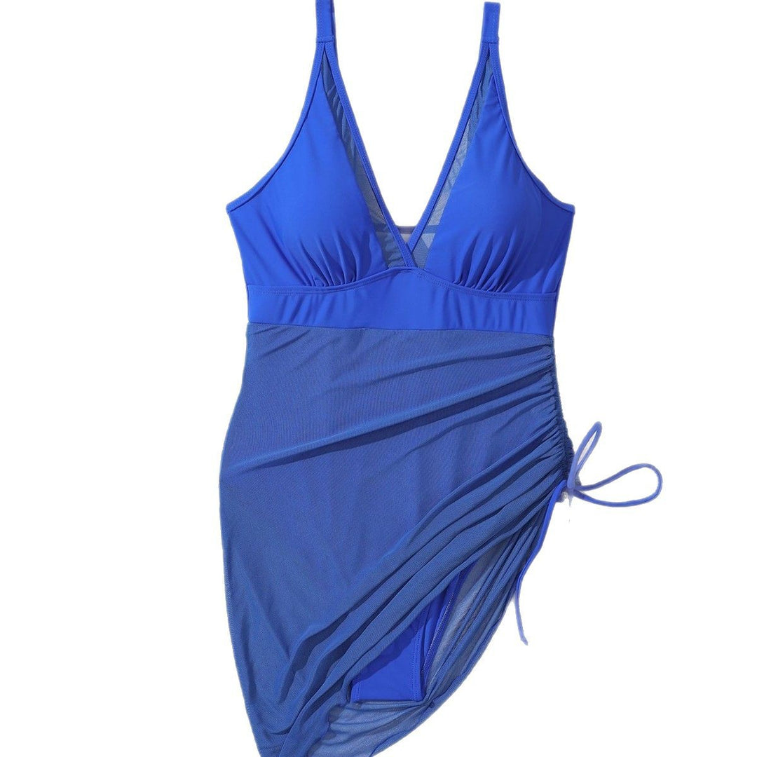 Damen Badeanzug mit verstellbarem Wickelrock Drune