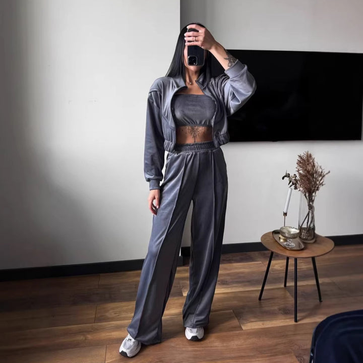 Damen modische Sportjacke und Hose Drune