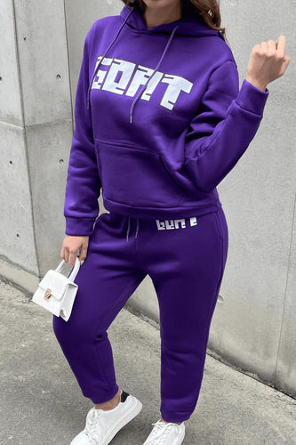 Damen Jogginganzug mit innovativem Logo-Design Drune