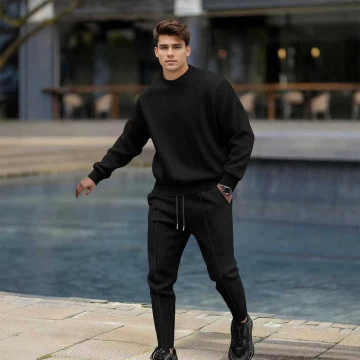 Herren Komfortable Sweatpants-Set Drune