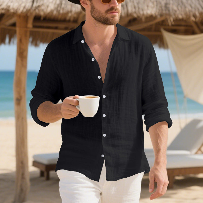 Herren Leichtes und atmungsaktives Sommerhemd Drune