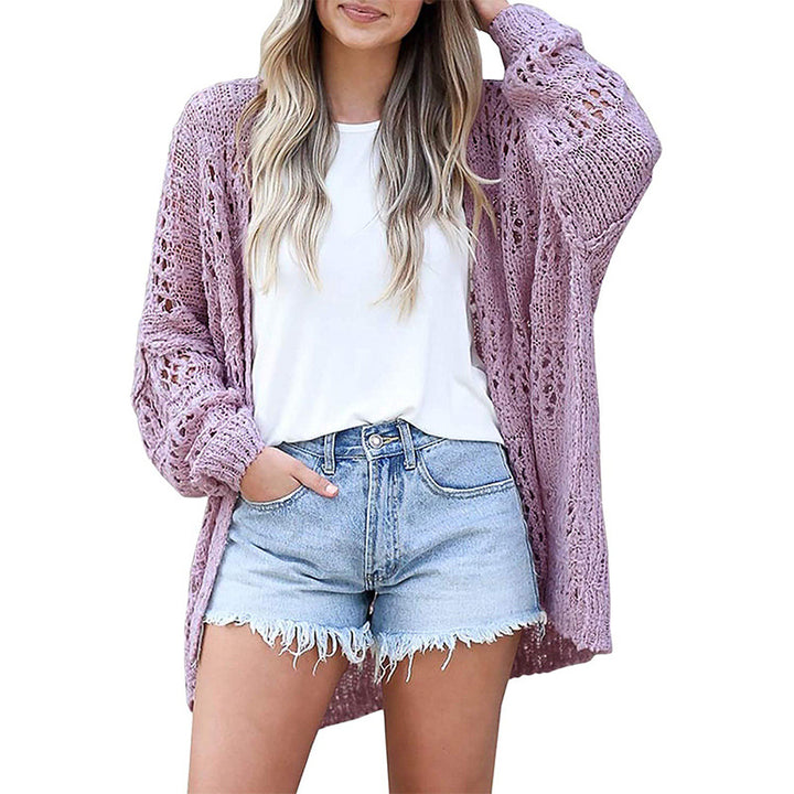 Damen offene Strickjacke Drune
