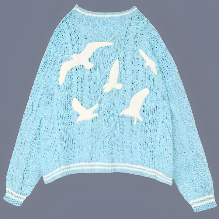 Damen stylischer Strickcardigan Drune