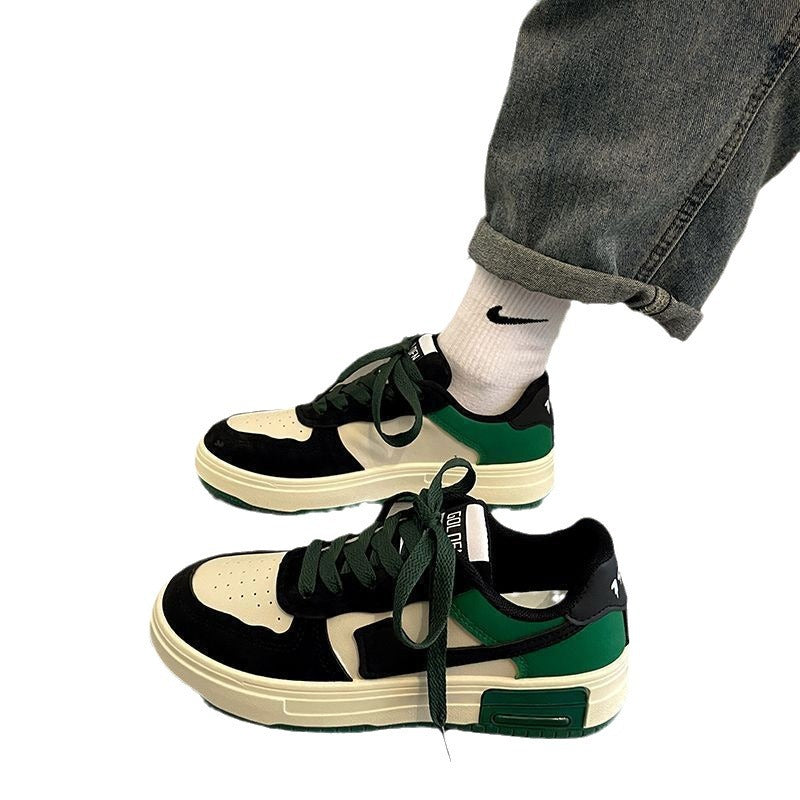Damen Modische Sneaker mit sportlicher Plattform und Verschluss Drune