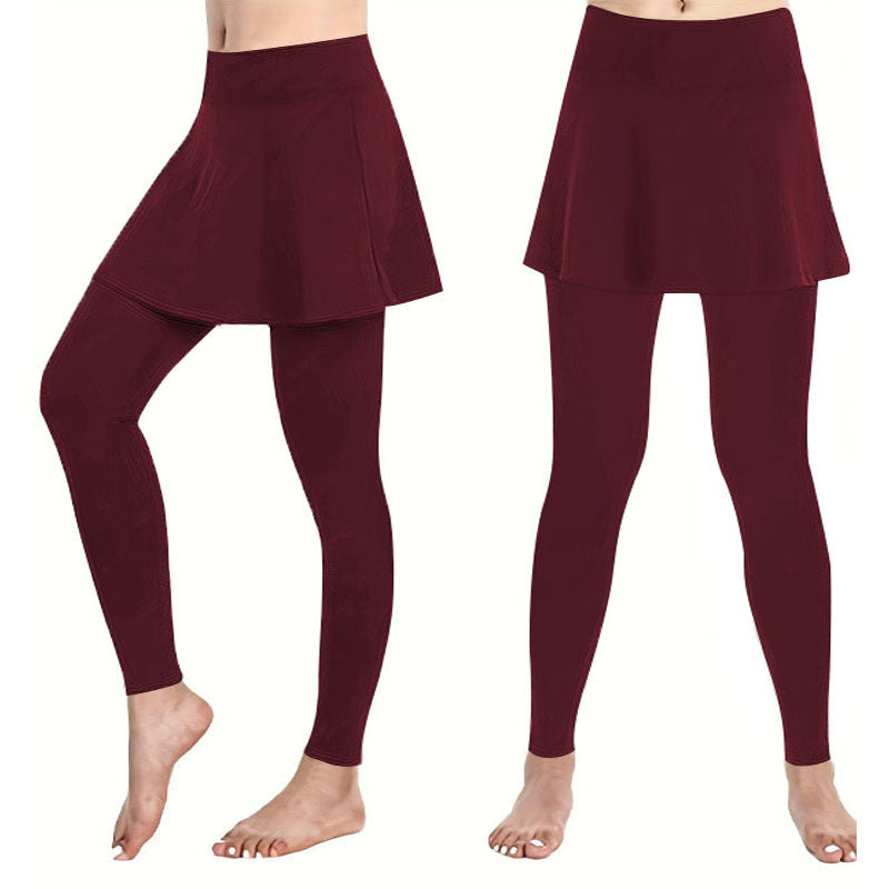 Damen Leggings mit schwingendem Rock Drune