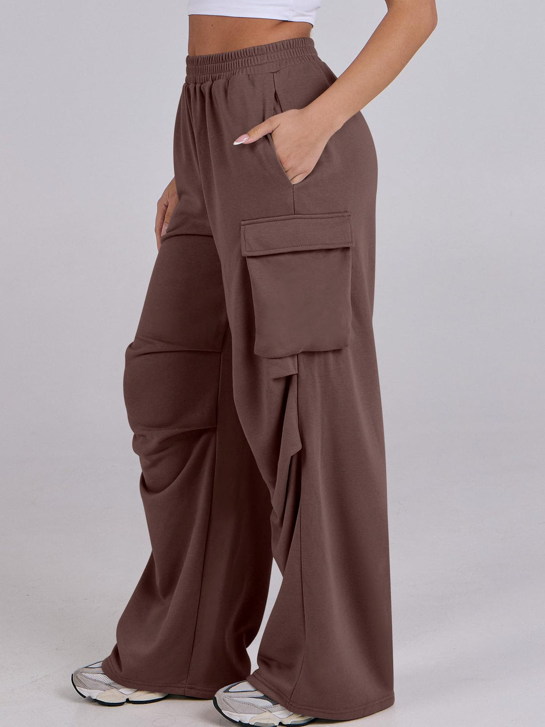 Damen Cargo-Hosen mit lockerer Passform und praktischen Seitentaschen Drune